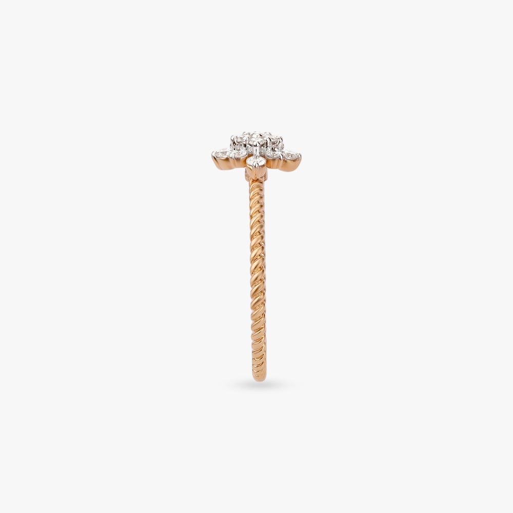Twisted Bloom Diamond Ring,,hi-res image number null
