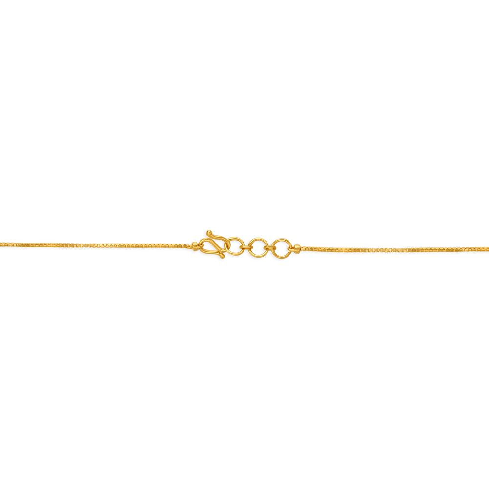 Letter P Gold Pendant with Chain For Kids,,hi-res image number null