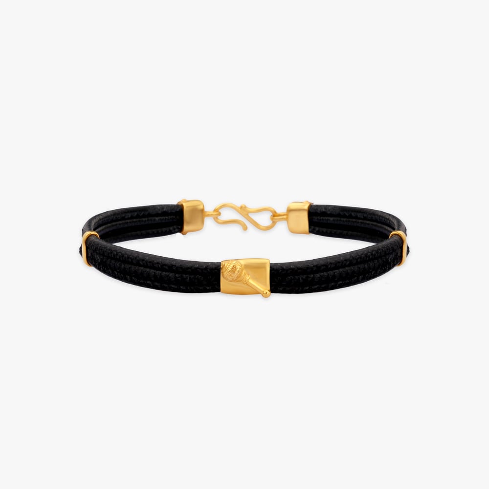 Veer Gada Gold Bracelet for Men,,hi-res image number null