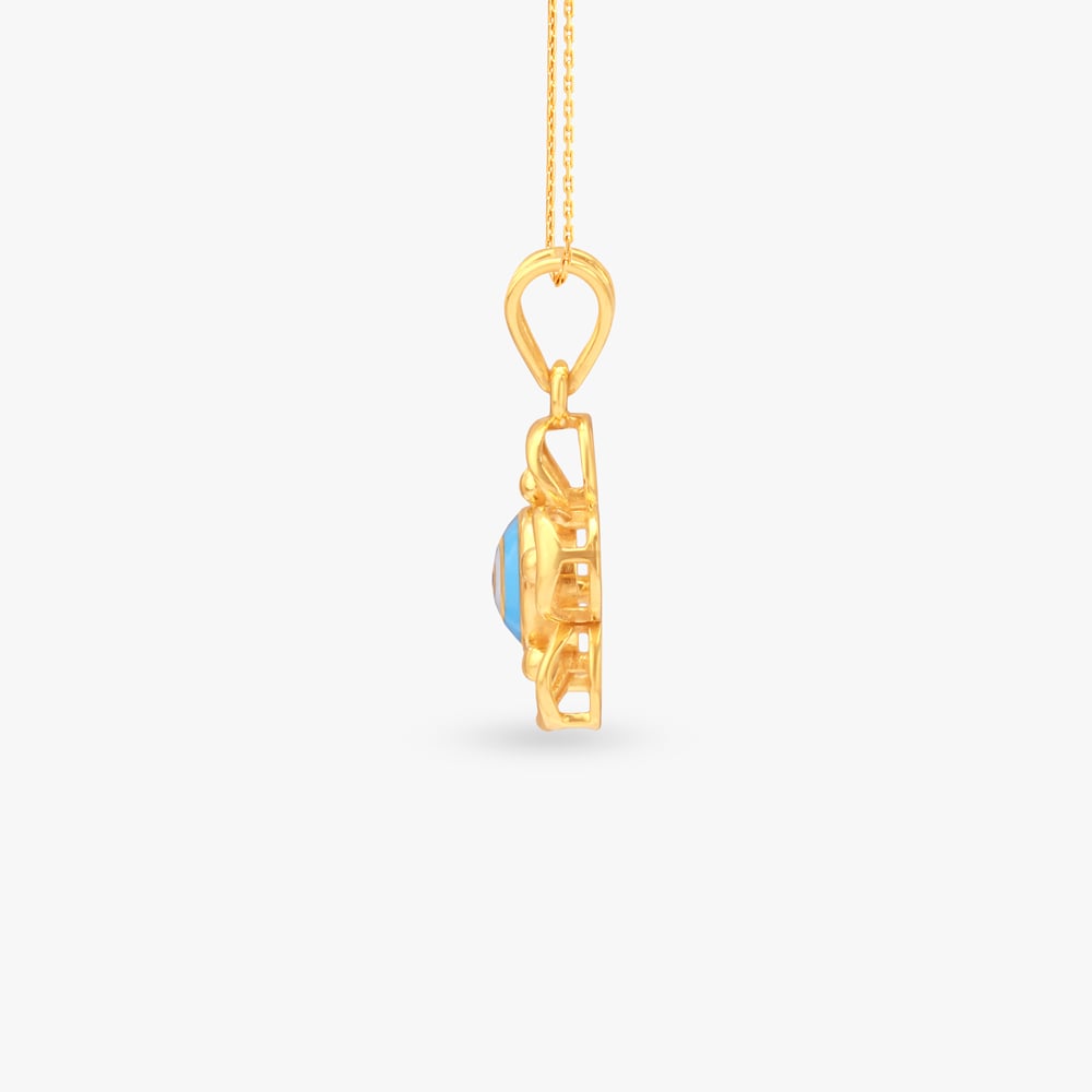 Guardian Bloom Gold Pendant,,hi-res image number null