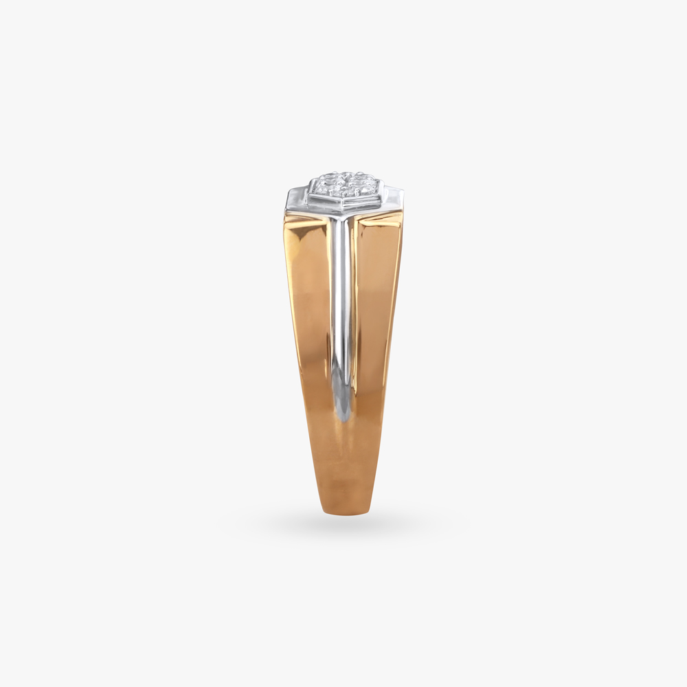 Bold Elegance Diamond Finger Ring for Men,,hi-res image number null