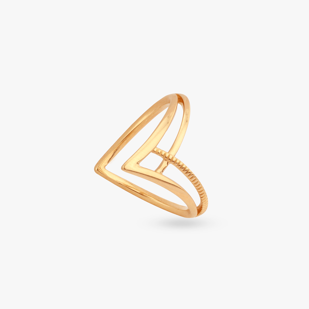 

Angular Chic Gold Ring
