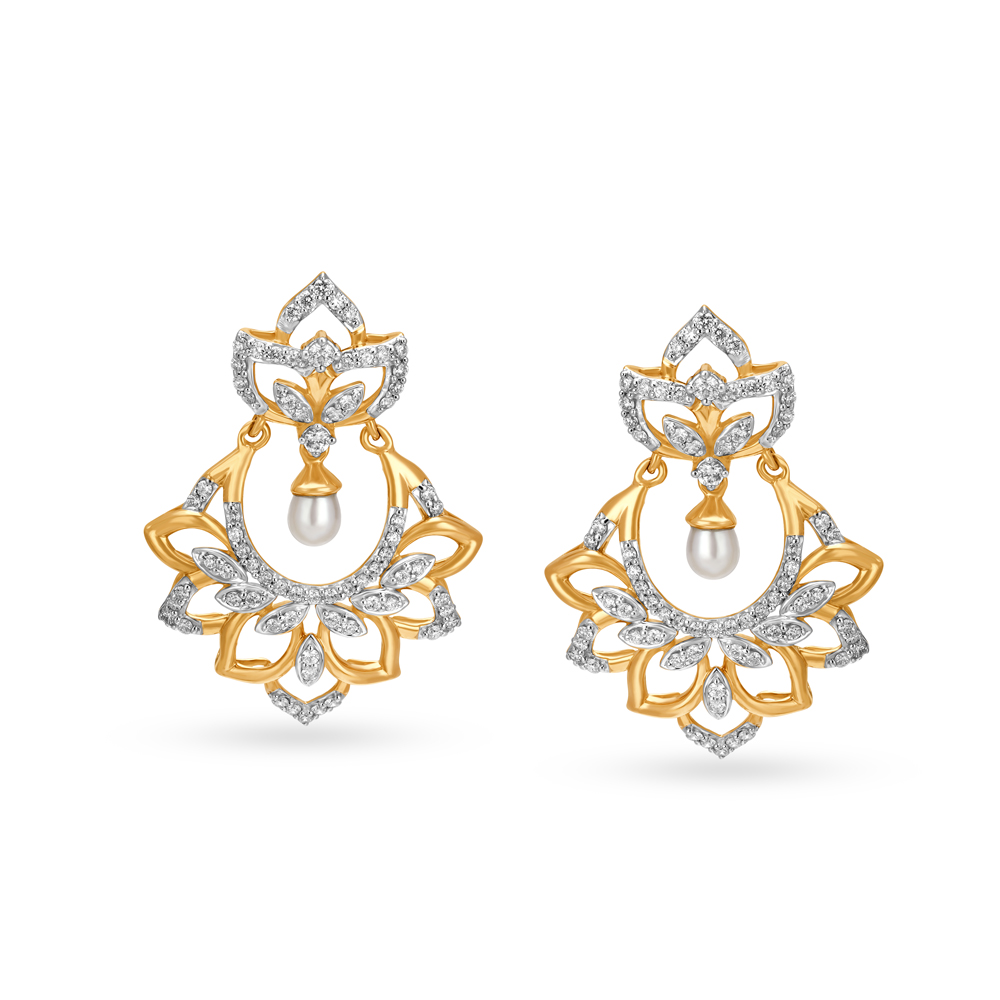 Tanishq sales chandbali earrings