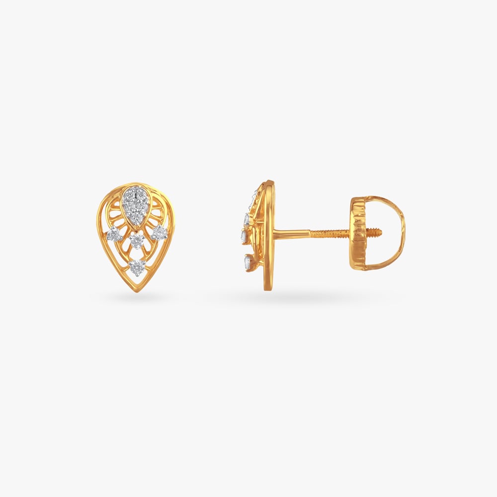 

Drop Grace Diamond Stud Earrings