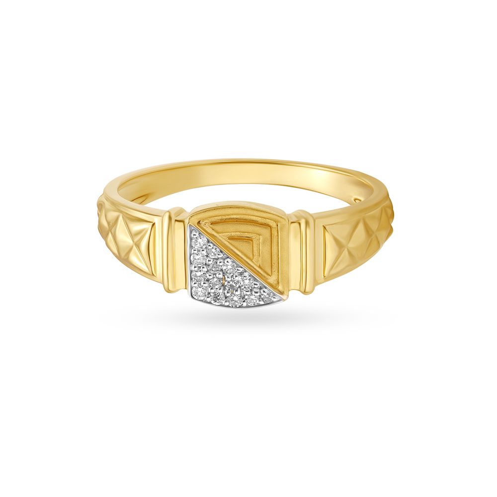 Marvellous Masculine Diamond Finger Ring for Men,,hi-res image number null