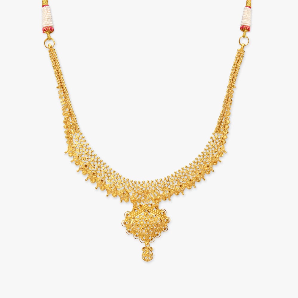 

Royal Veil Gold Necklace