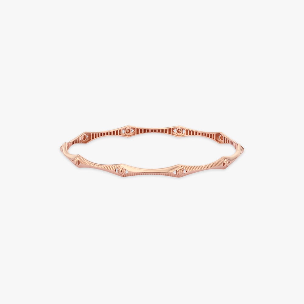 Sculpted Rhythm Gold Bangle,,hi-res image number null