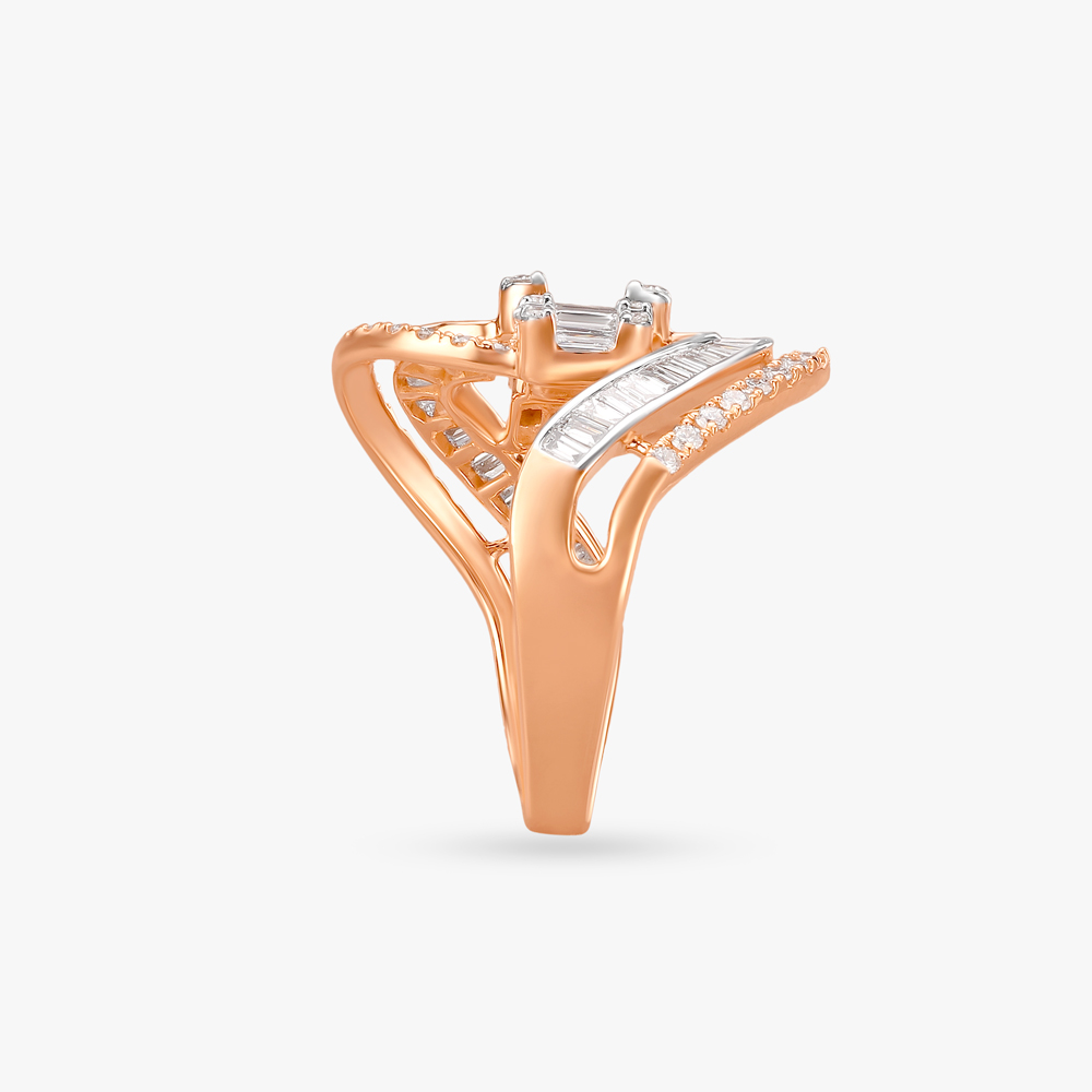 Infinite Waves Diamond Finger Ring,,hi-res image number null