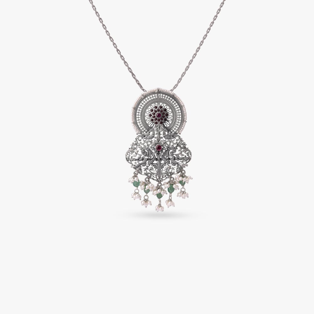 

Mandala Mohini Silver Pendant