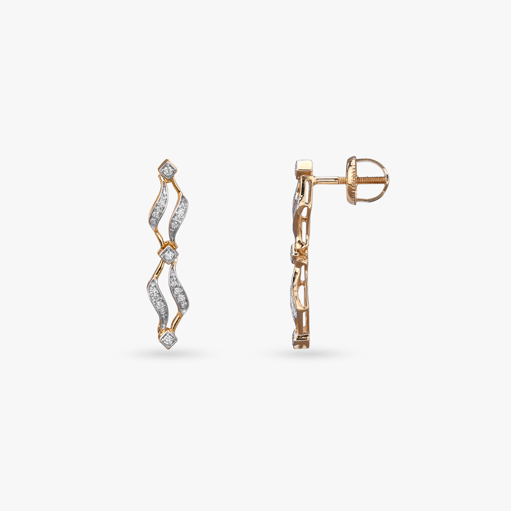 Graceful Flow Diamond Necklace Set,,hi-res image number null
