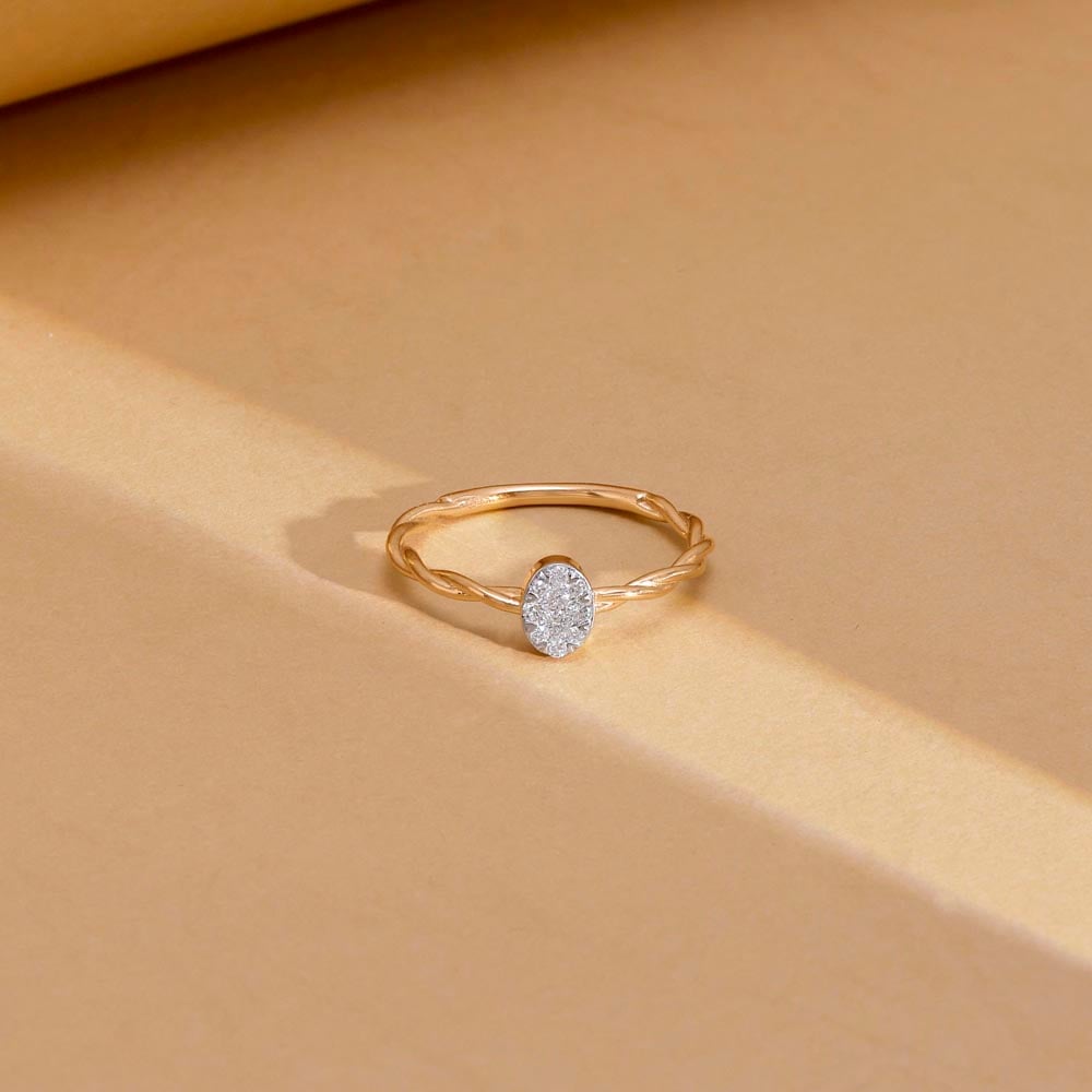 Twisted Halo Diamond Ring,,hi-res image number null