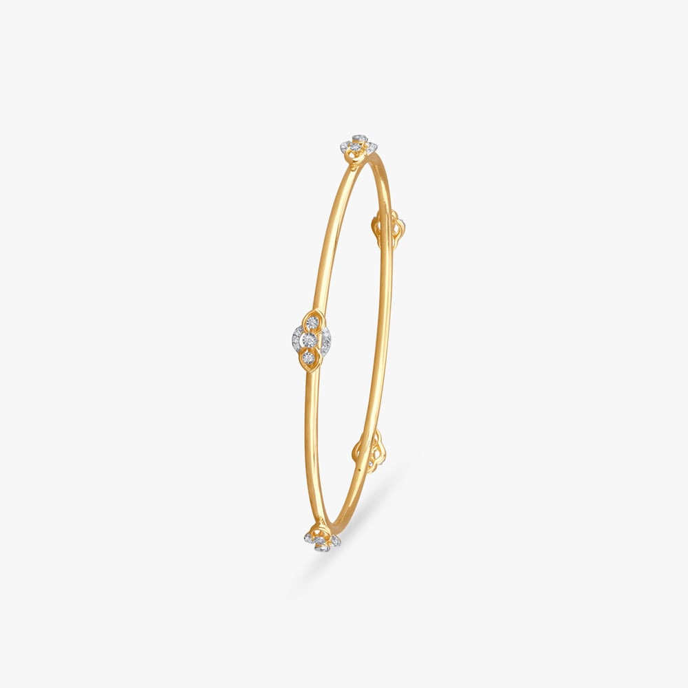 Dainty Dot Diamond Bangle,,hi-res image number null
