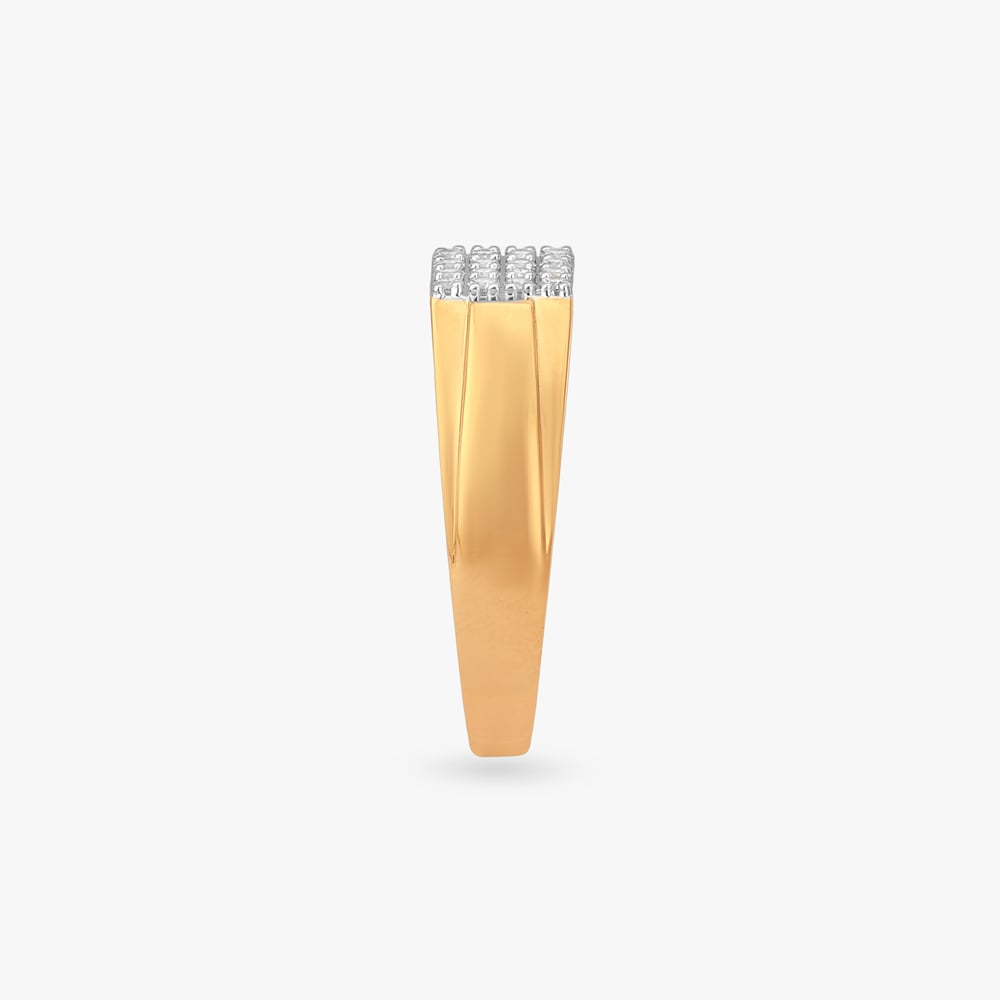 Stacked Gleam Diamond Ring for Men,,hi-res image number null