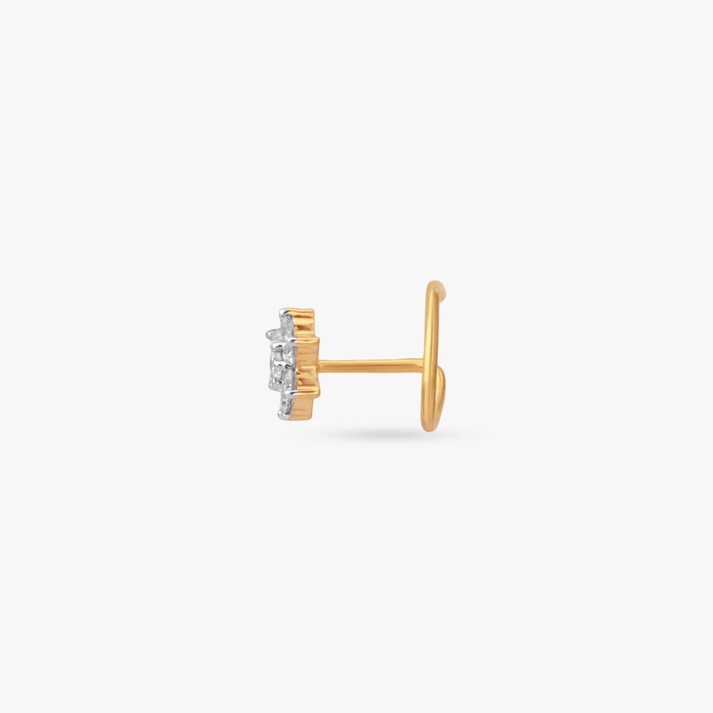 Dainty Sparkling Nose Pin,,hi-res image number null