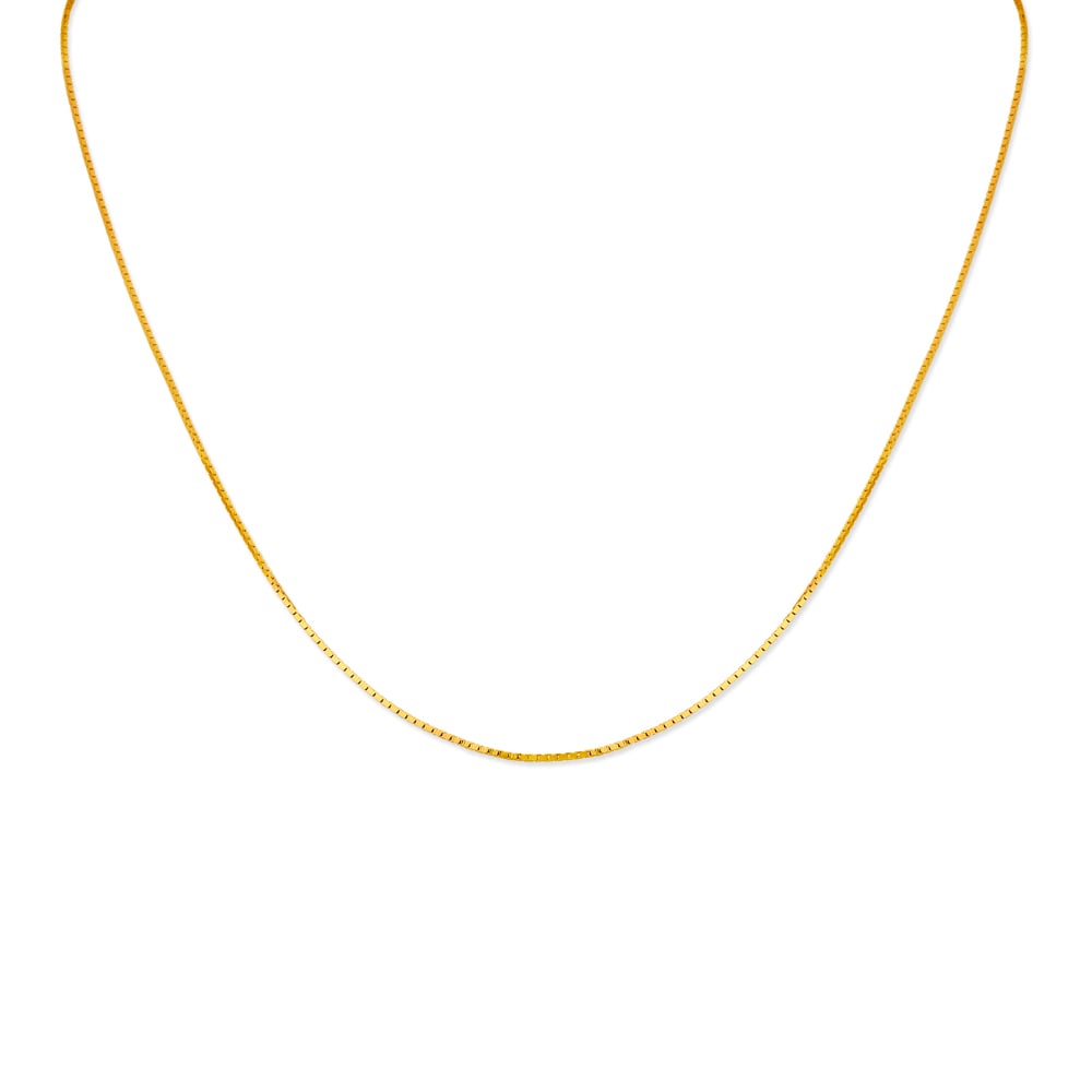 ASSAY Classic 14K and 18K Solid Gold 1.2MM Thin Cable Chain Necklace