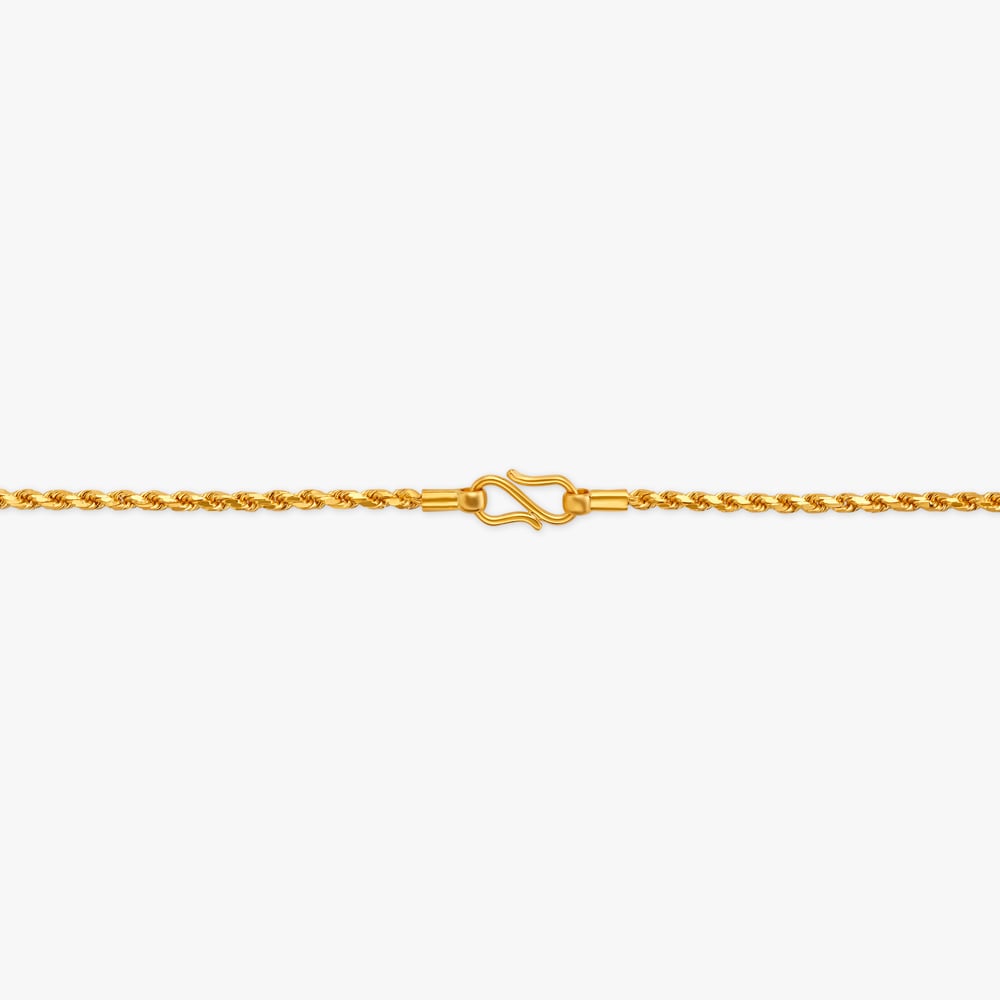 Twisted Rope Gold Chain,,hi-res image number null