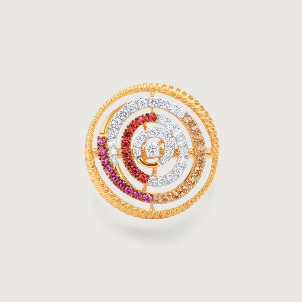 Radiant Spiral Diamond Ring,,hi-res image number null