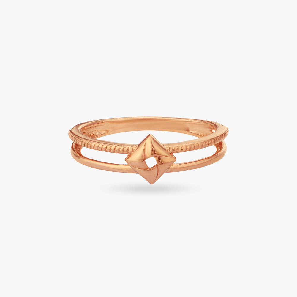 Geometric Glow Gold Ring,,hi-res image number null