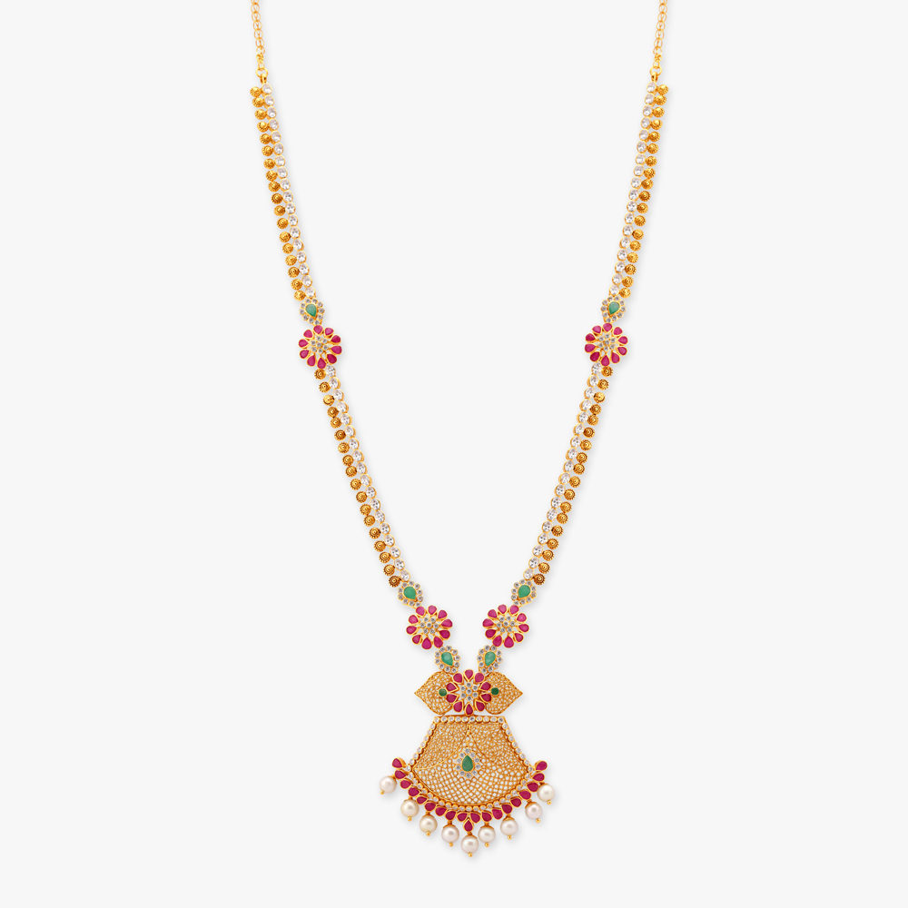 Floral Gold Haram,,hi-res image number null