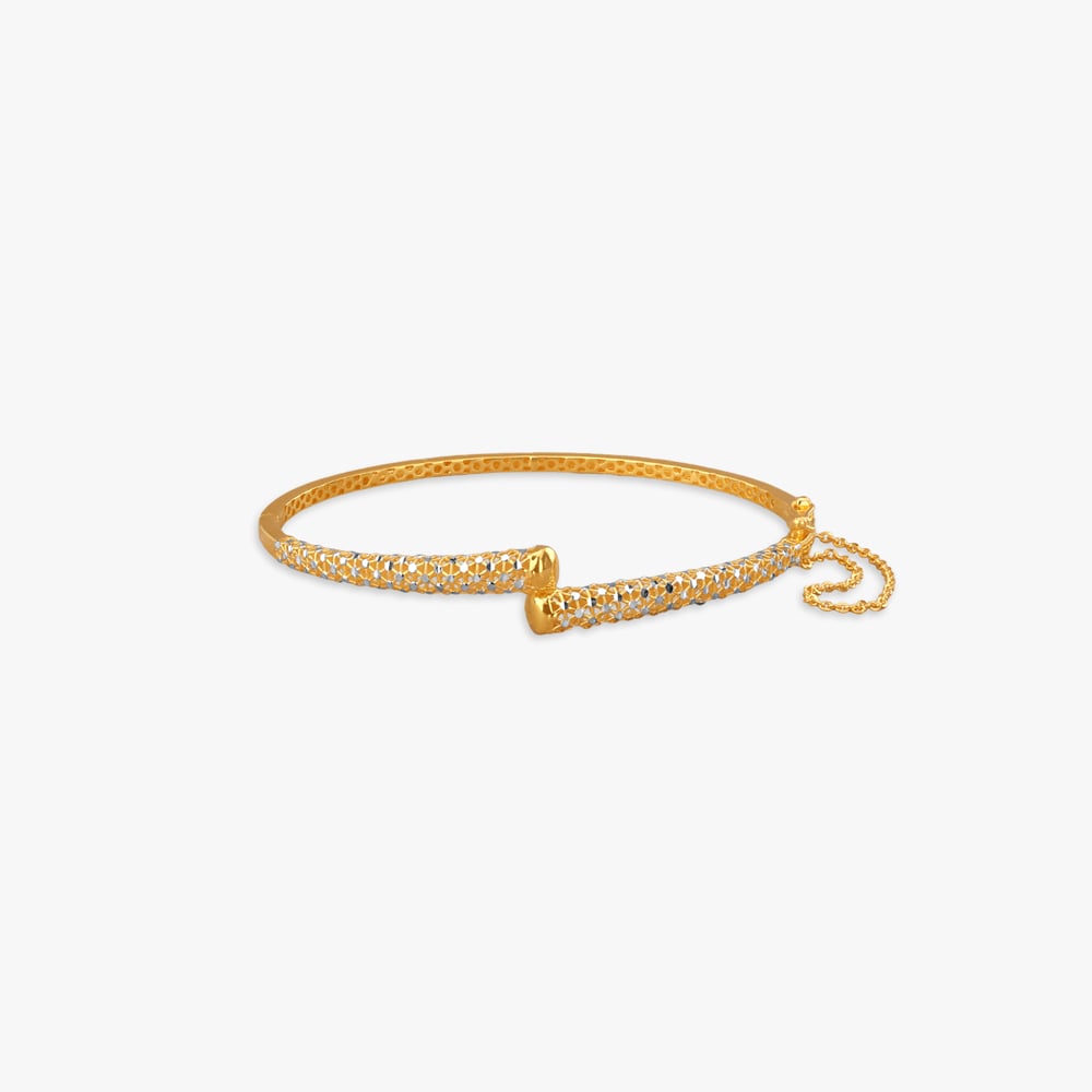 

Duo Sparkle Gold Bangle