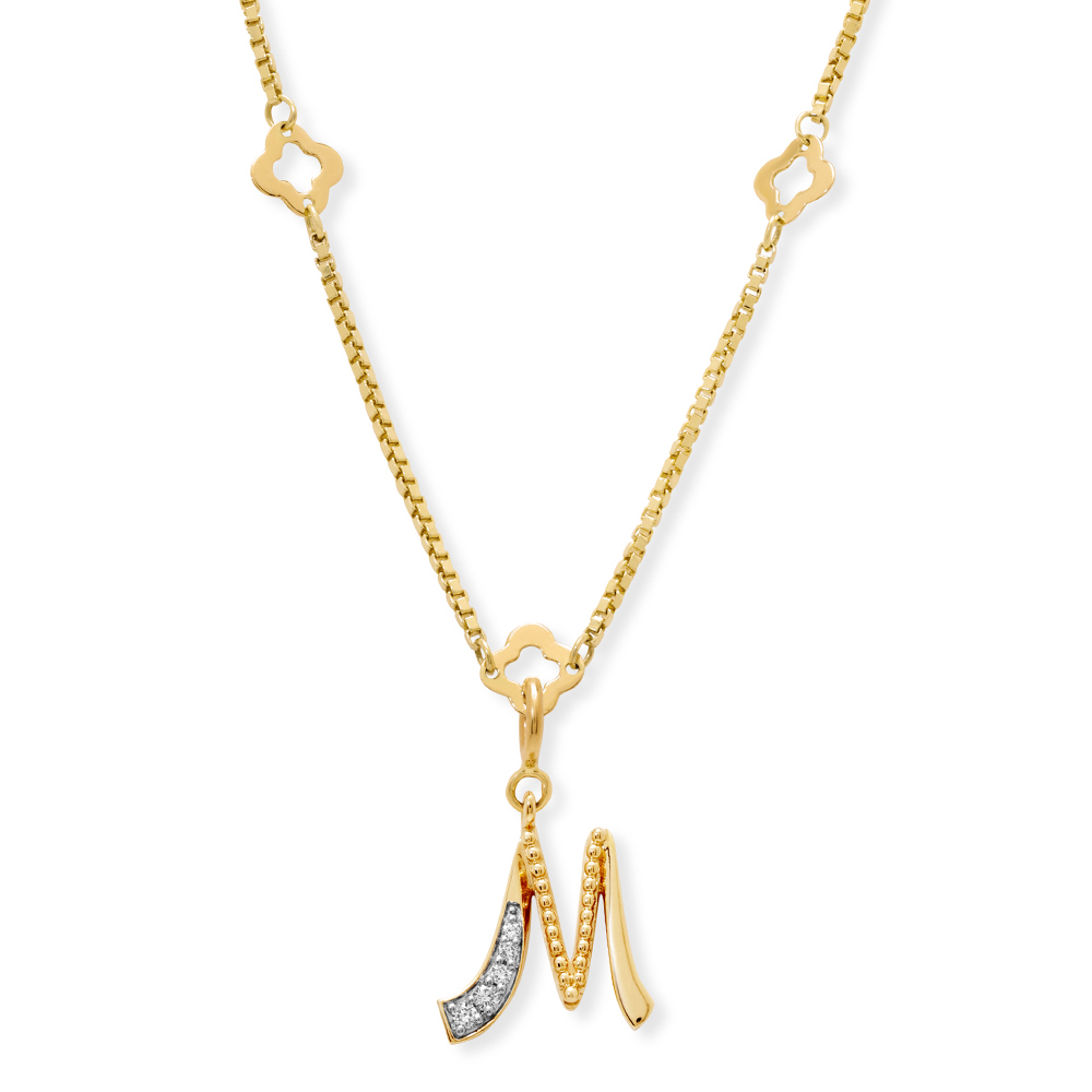 Mia Sutra DIY with Alphabet Charms- M,,hi-res image number null