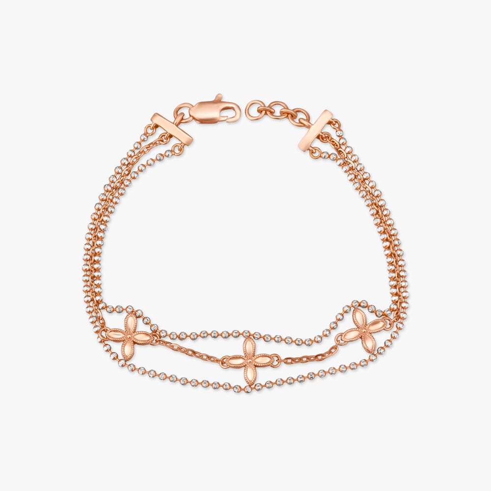 Blush Bloom Gold Bracelet,,hi-res image number null