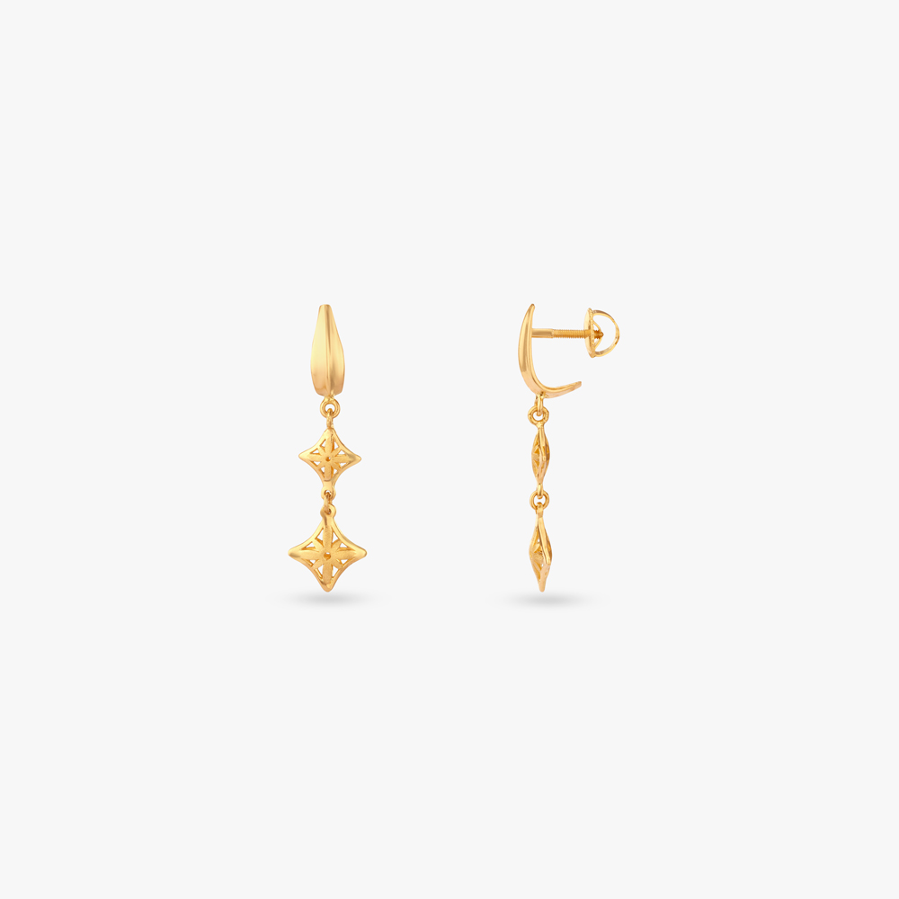 Celestial Grid Gold Necklace Set,,hi-res image number null