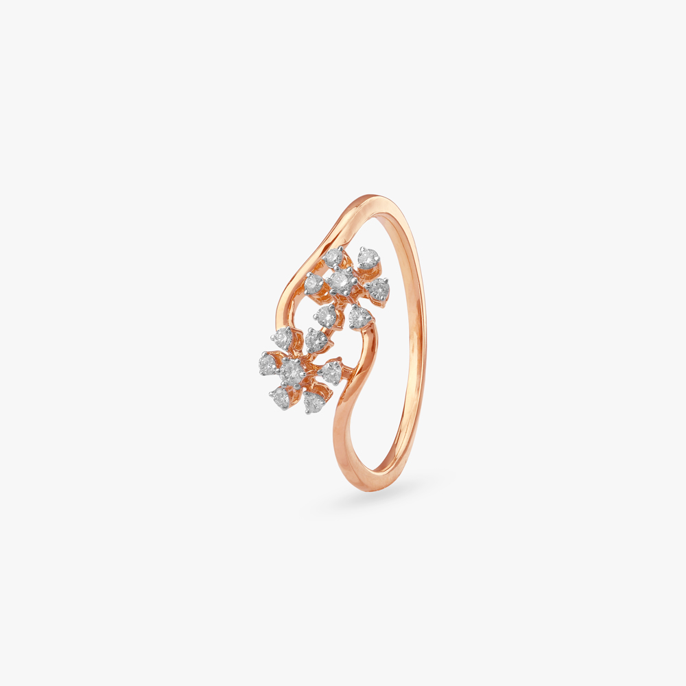 Twin Bloom Diamond Ring,,hi-res image number null