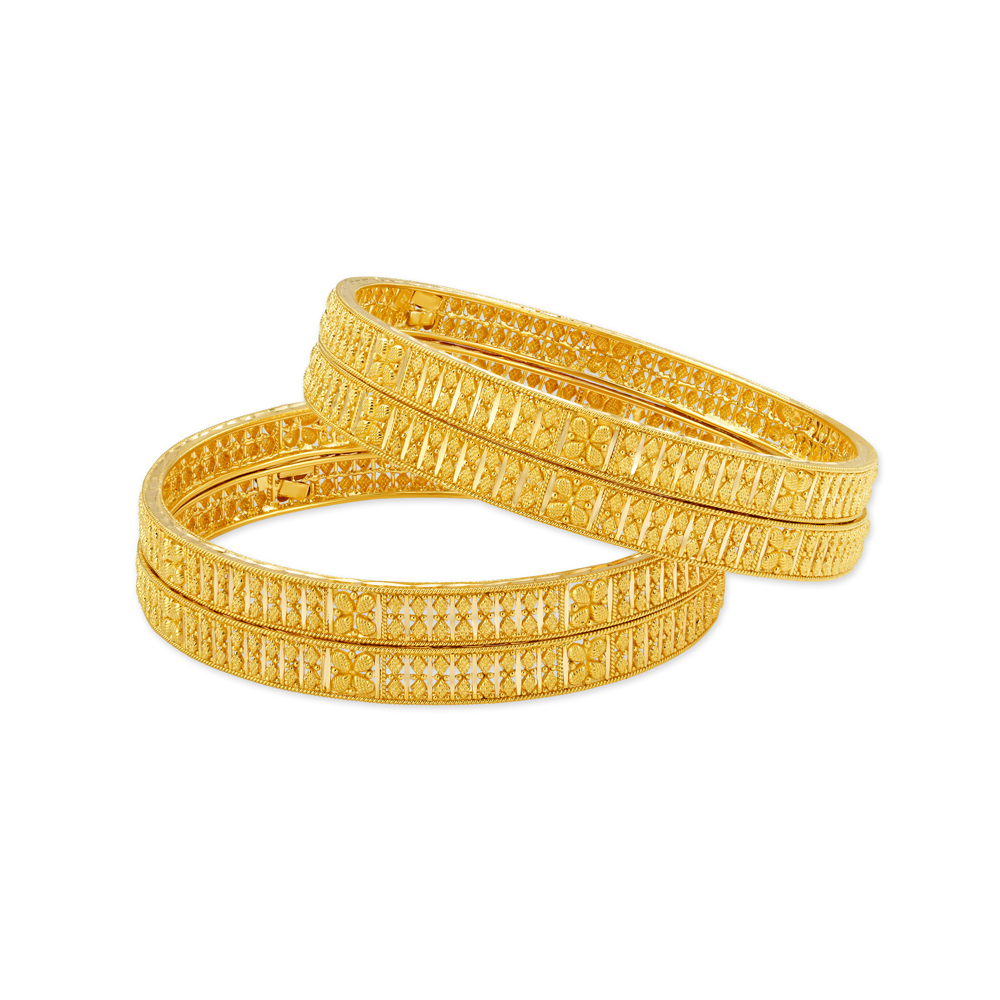 Captivating Gold Bangles for the North Indian Bride