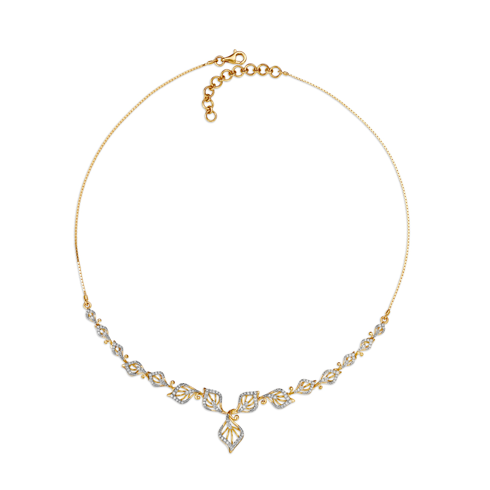 Enchanting Diamond Necklace Set,,hi-res image number null