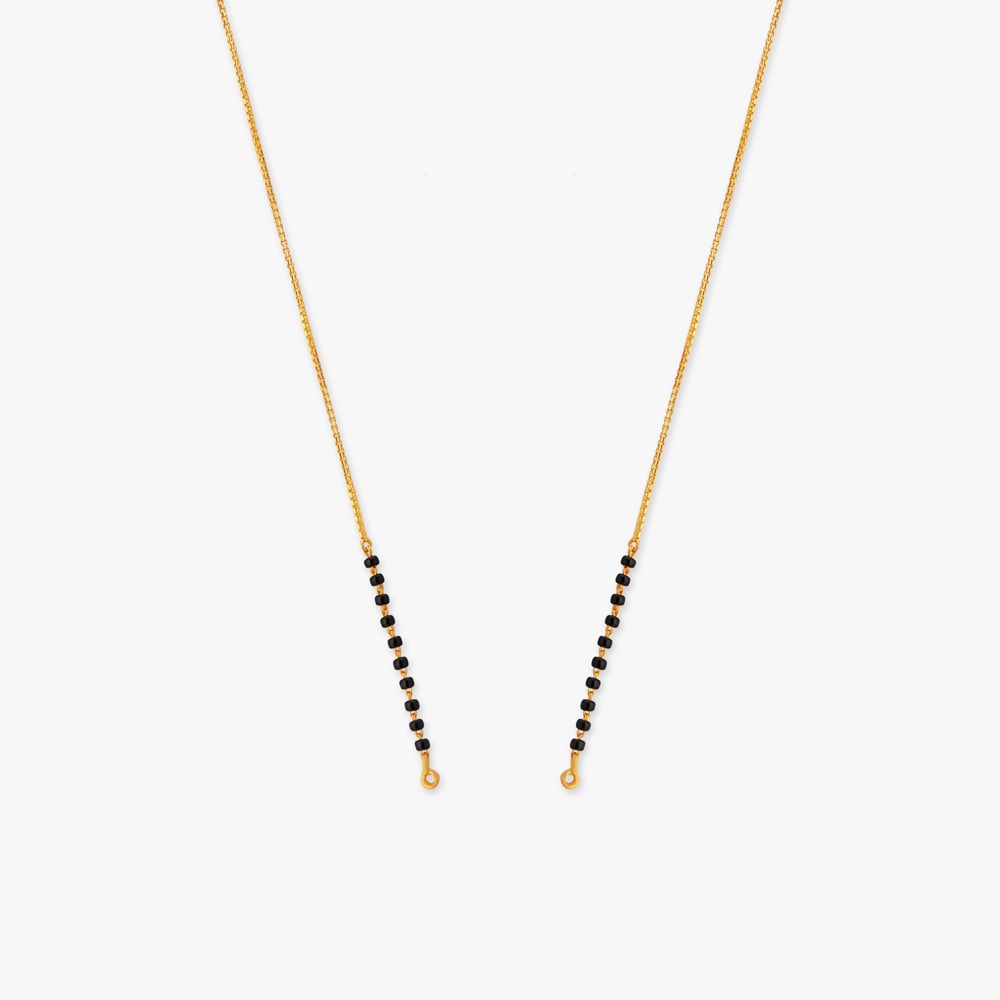 

Noir Bead Gold Mangalsutra Chain