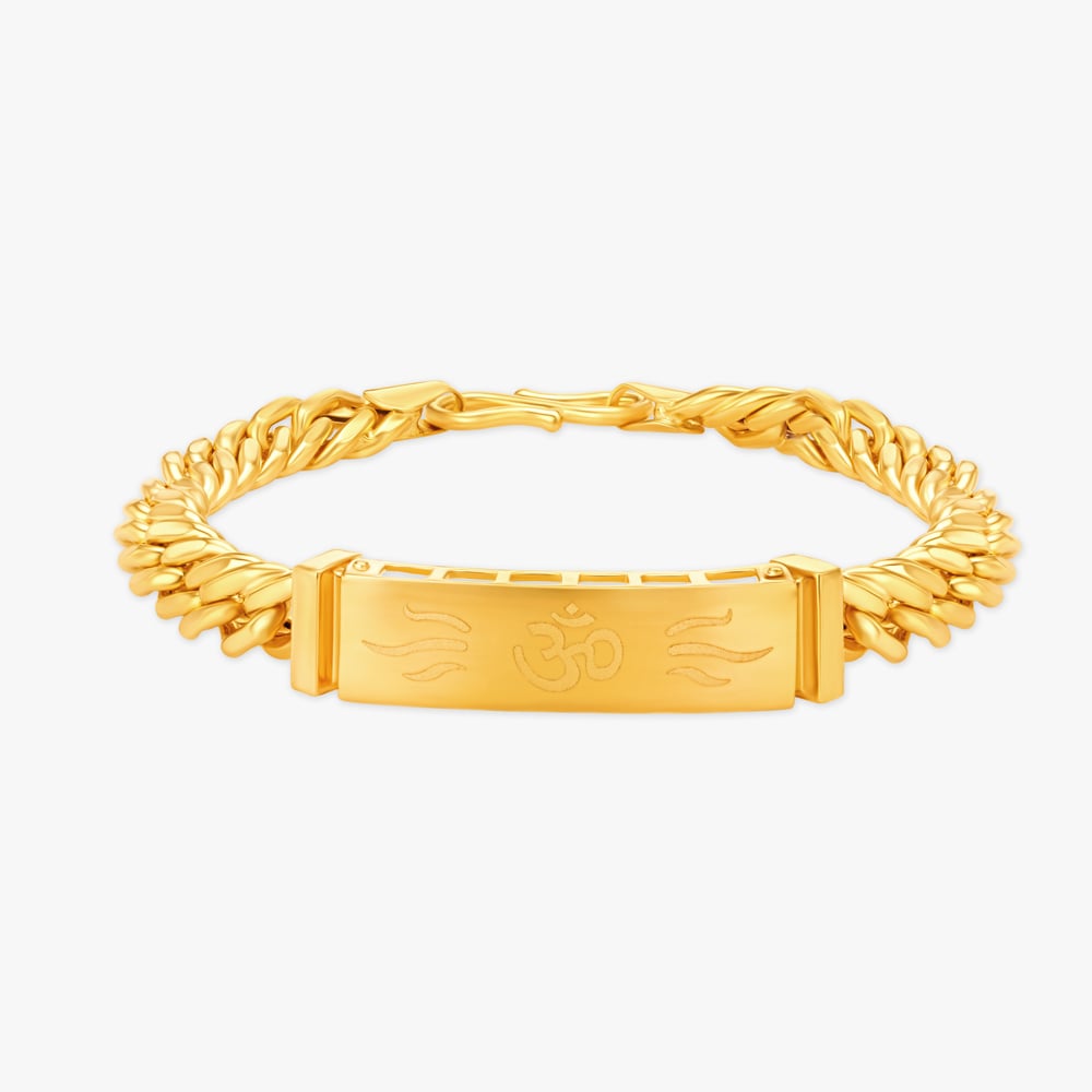 Recycled 14k Gold Harness bracelet for Men  Kimai