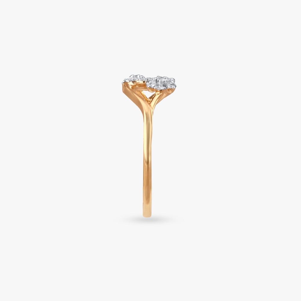 Daisy Curve Diamond Ring,,hi-res image number null