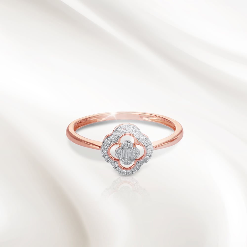 Vintage Bloom Diamond Ring,,hi-res image number null