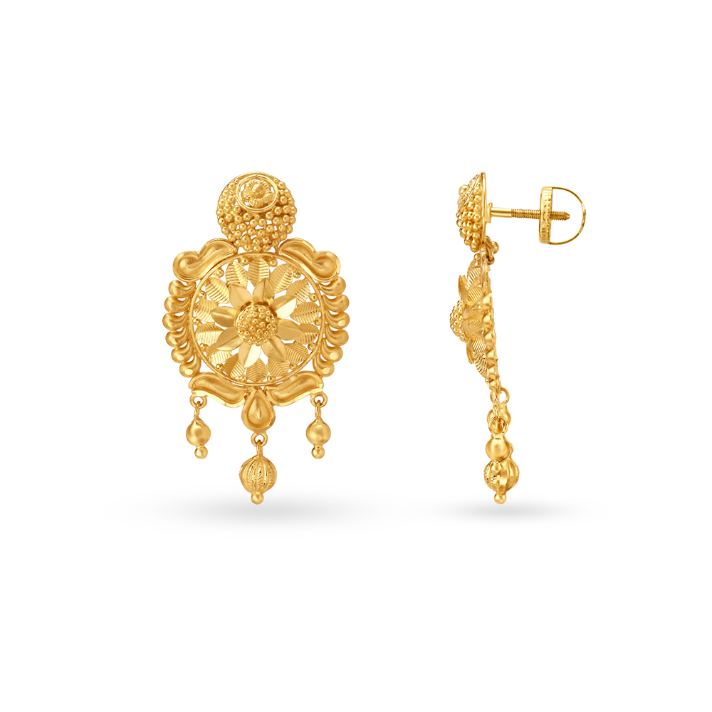 Majestic Traditional Gold Necklace Set,,hi-res image number null