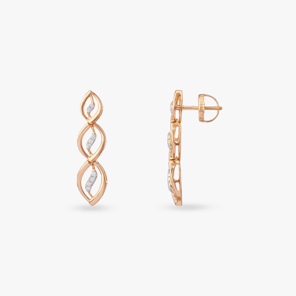 Luxe Symphony Diamond Drop Earrings,,hi-res image number null