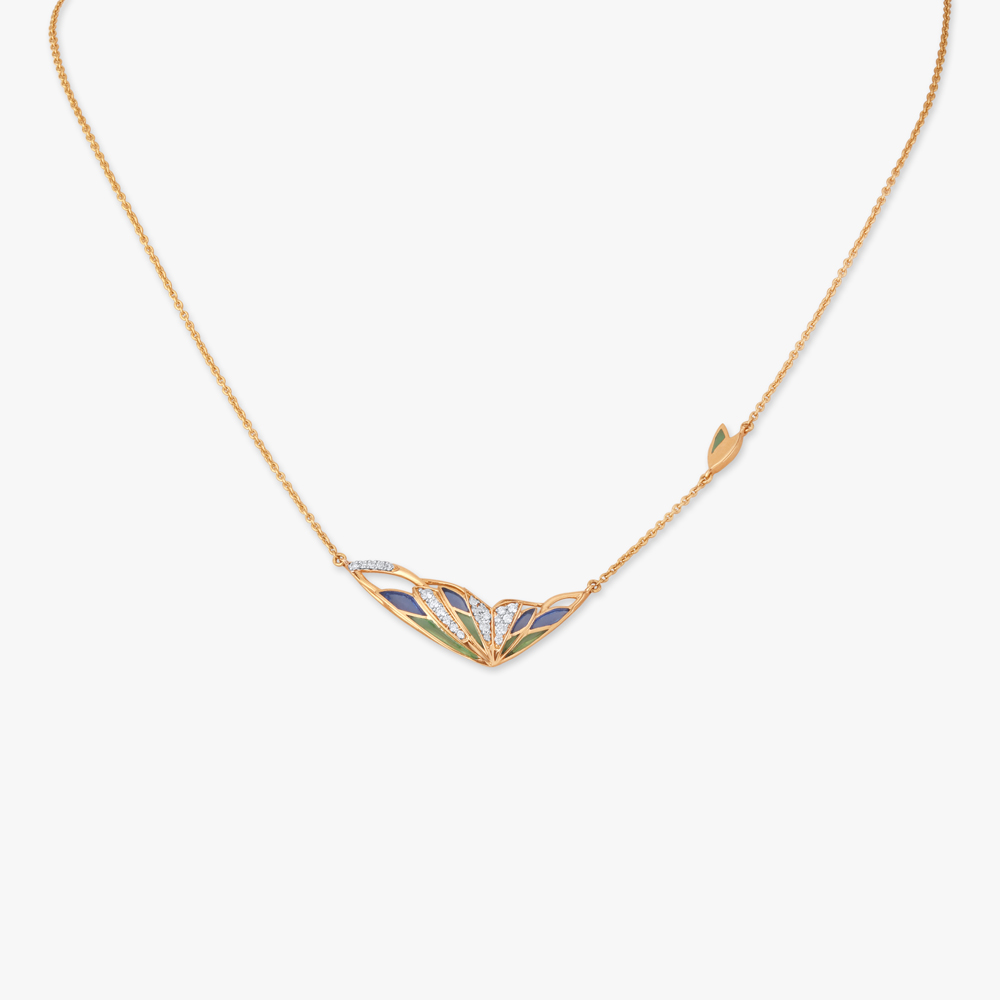 

Ethereal Wing Diamond Necklace