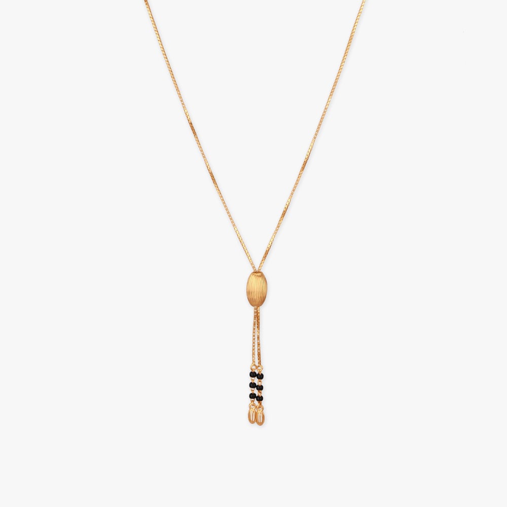 

Timeless Tassel Gold Mangalsutra
