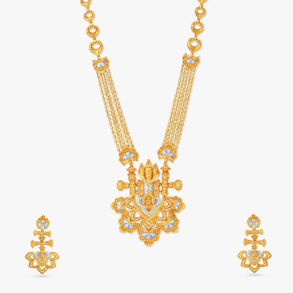Palace of Dreams Gold Necklace Set,,hi-res image number null