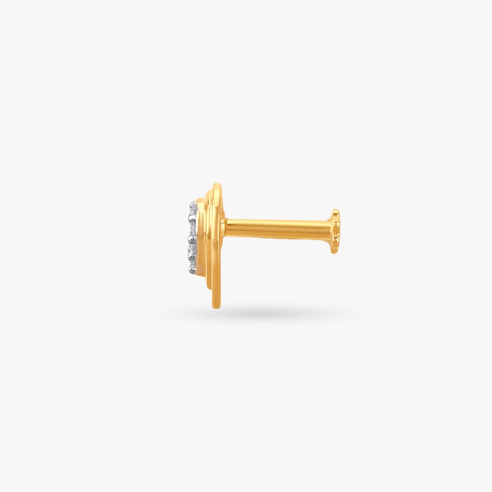 Whisper Dew Diamond Nose Pin,,hi-res image number null