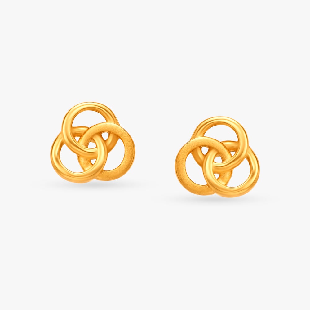 Entwined Circles Pendant with Earrings Set,,hi-res image number null