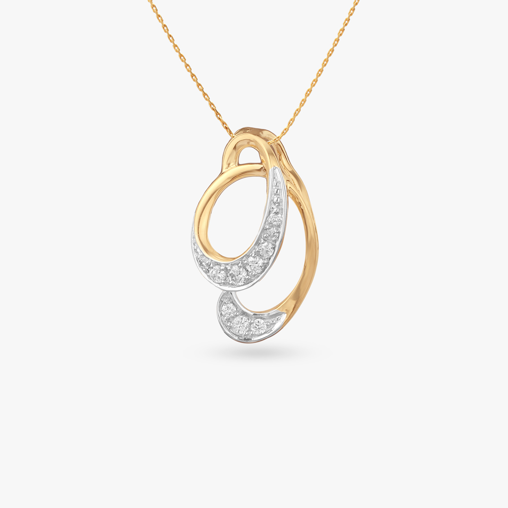 

Infinity Loop Diamond Pendant