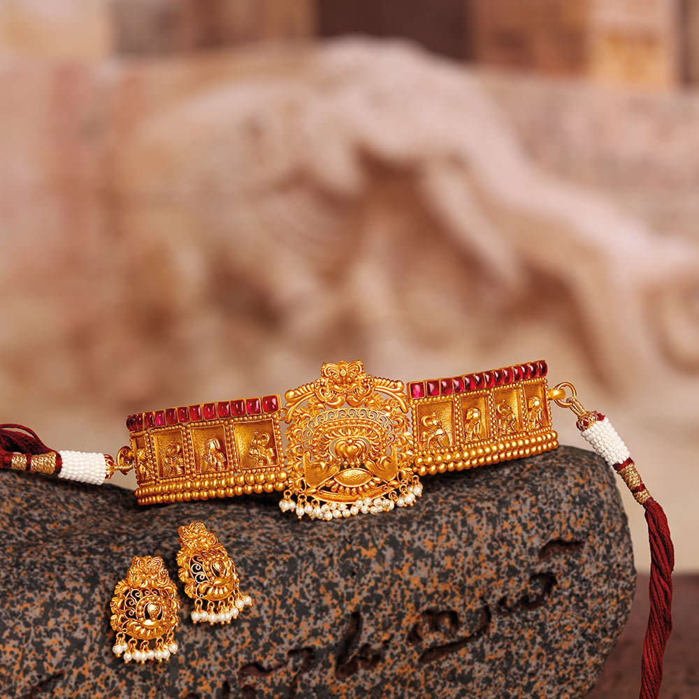 Thiruvakshi Necklace Set,,hi-res image number null