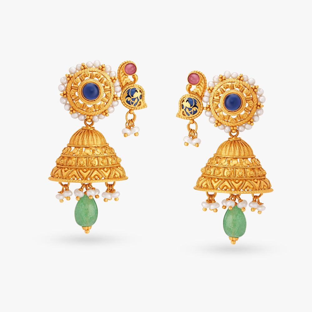 Mirroring Opulence Necklace Set with Chandak Flowers,,hi-res image number null