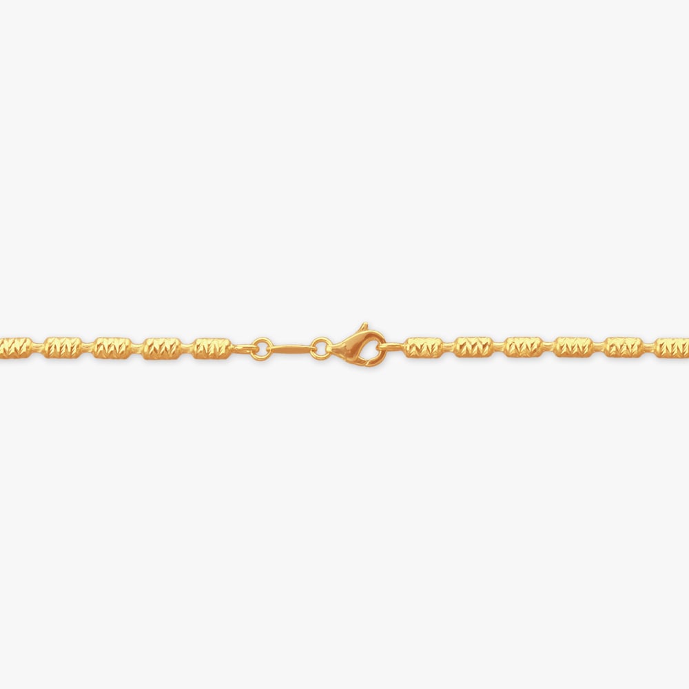 Rugged Rhythm Gold Chain for Men,,hi-res image number null