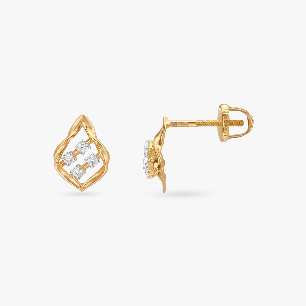 Sculpted Gleam Diamond Pendant and Earrings Set,,hi-res image number null