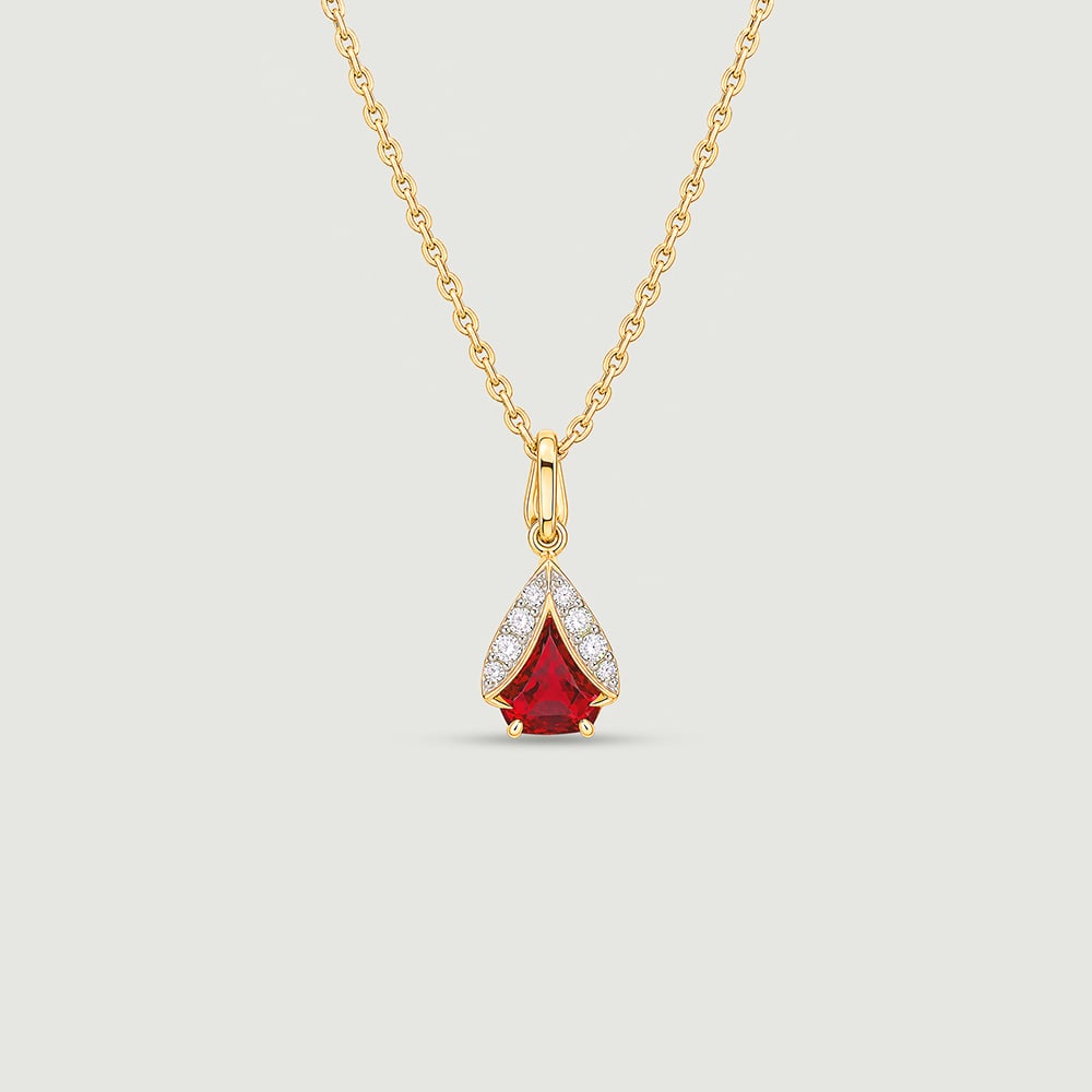 Auspicious Luminous Pink Garnet Pendant,,hi-res image number null