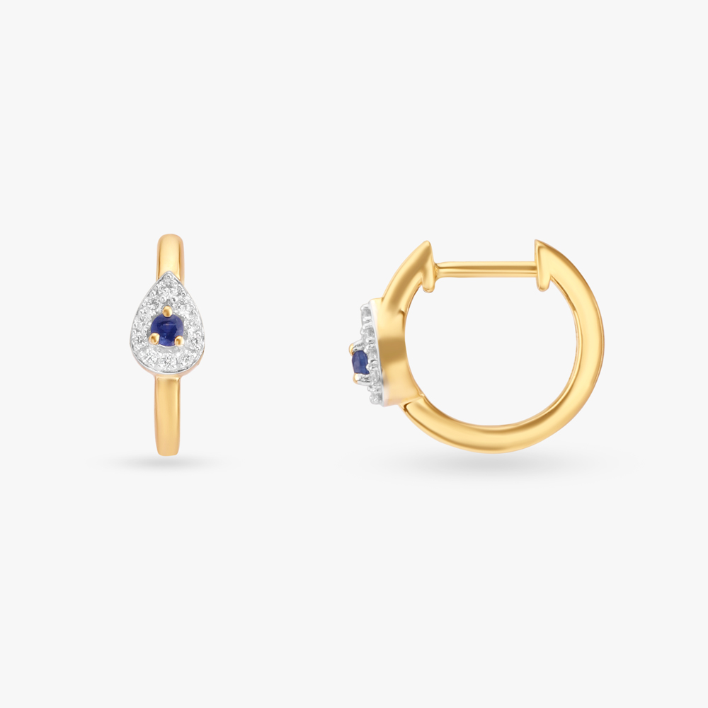 Mystic Allure Diamond Hoop Earrings,,hi-res image number null