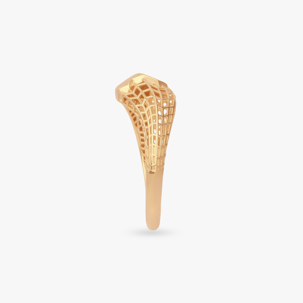 Lattice Drift Gold Ring,,hi-res image number null