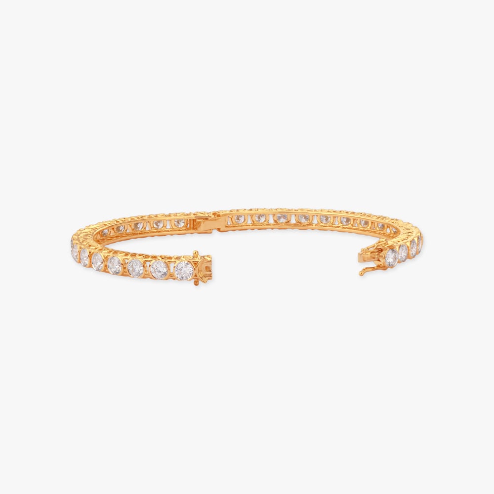 Radiant Arcade Solitaire Bangle,,hi-res image number null